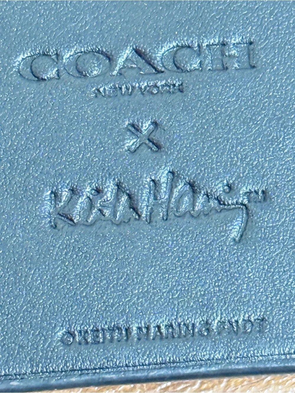 Coach x Keith Haring Leather Boombox Bag Charm